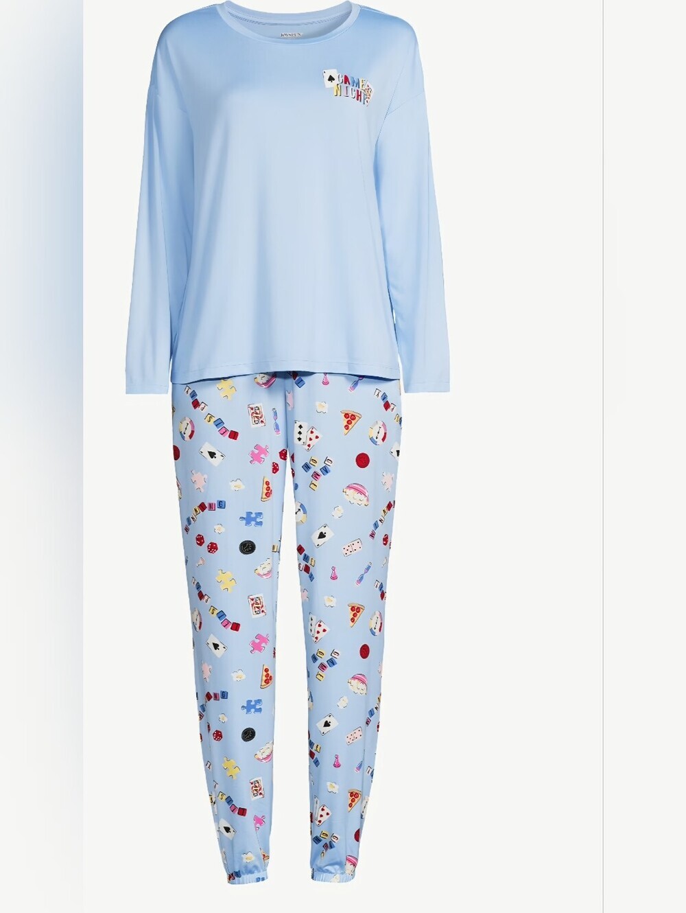Joyspun Women's Game Night Pajama Set - Size L